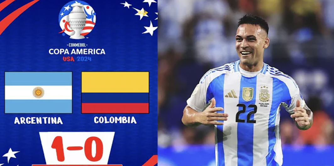 เลาตาโร่ มาร์ติเนซ ประตู  ไฮไลท์อาร์เจนติน่า vs โคลอมเบีย 1-0  คอนเมโบล โคปา อเมริกา 2024